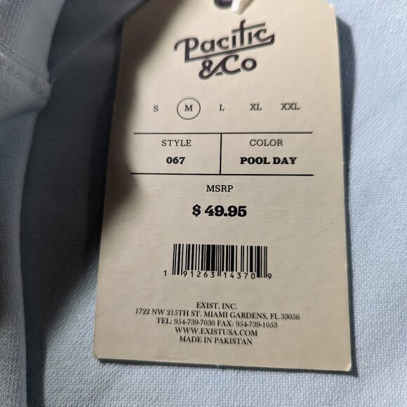 NWT Pacific & Company Blue Bunny Print Sweatshirts Medium - Picture 2 of 3